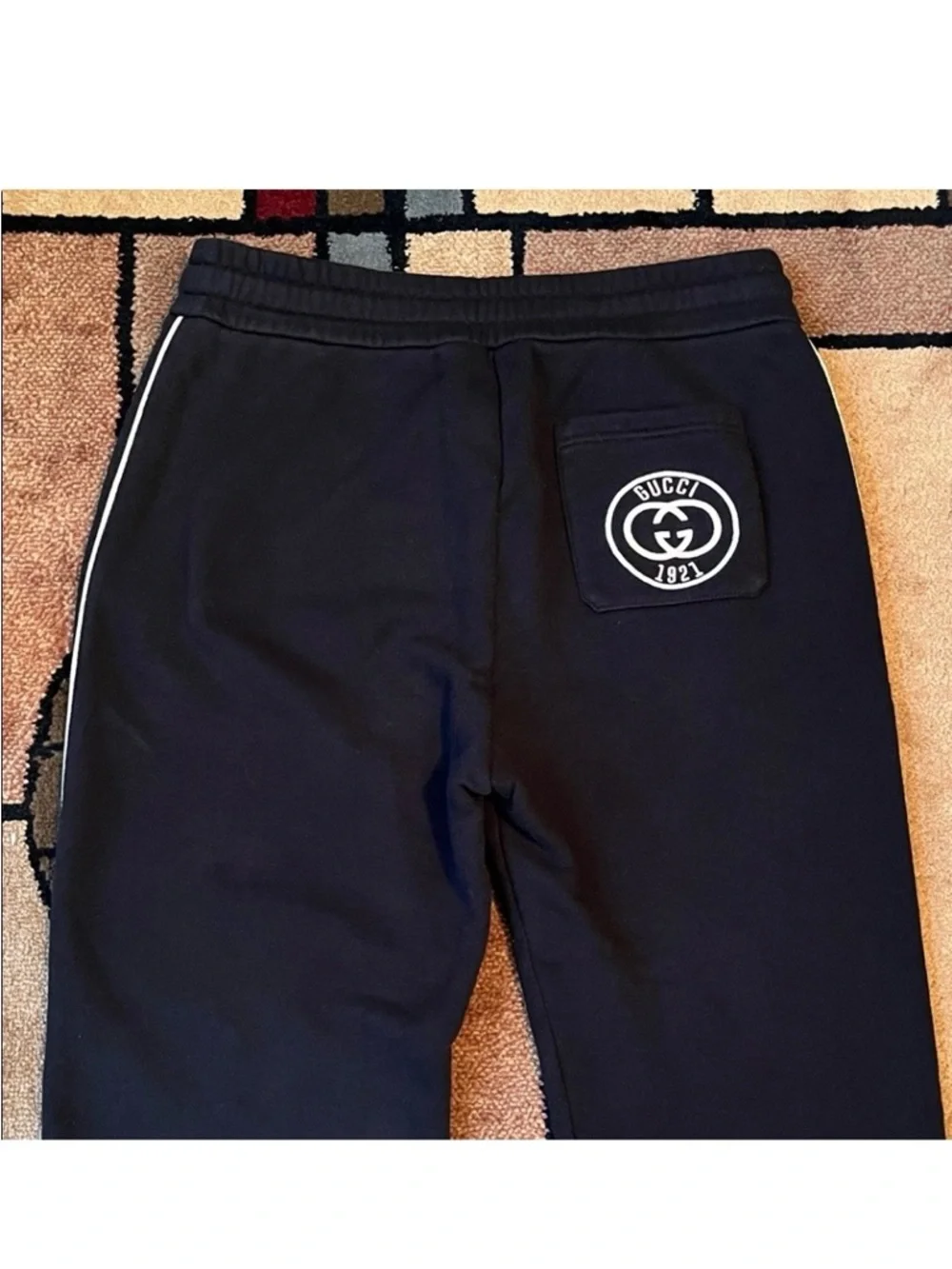 Gucci Men’s GG Logo Jogger Pants - Black - Size L - Alessandro Michele Era